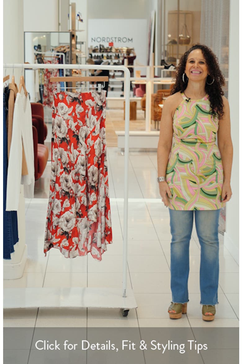 Rosa Asymmetrical Midi Skirt video