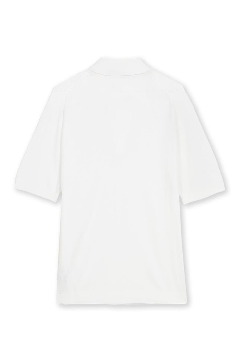 Fortela Isis Short Sleeve Knit Polo, Alternate, color, White