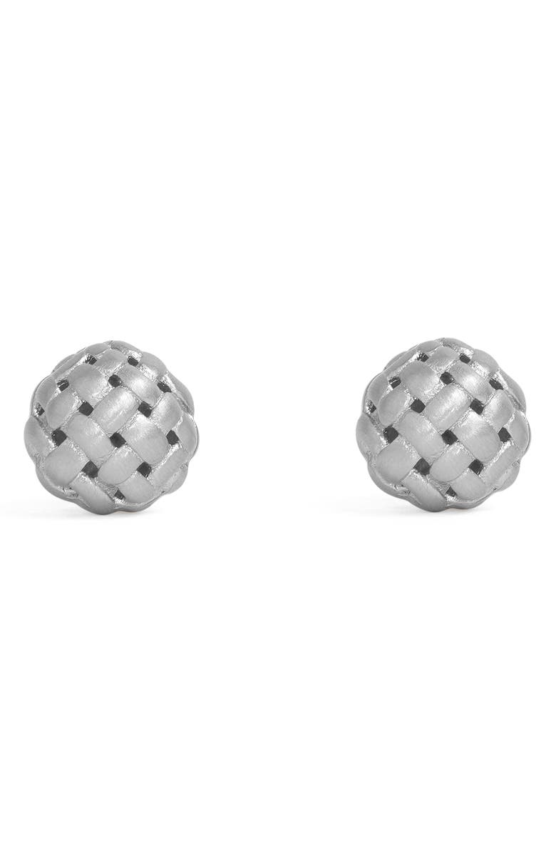 Dean Davidson Weave Ball Stud Earrings, Alternate, color, Silver