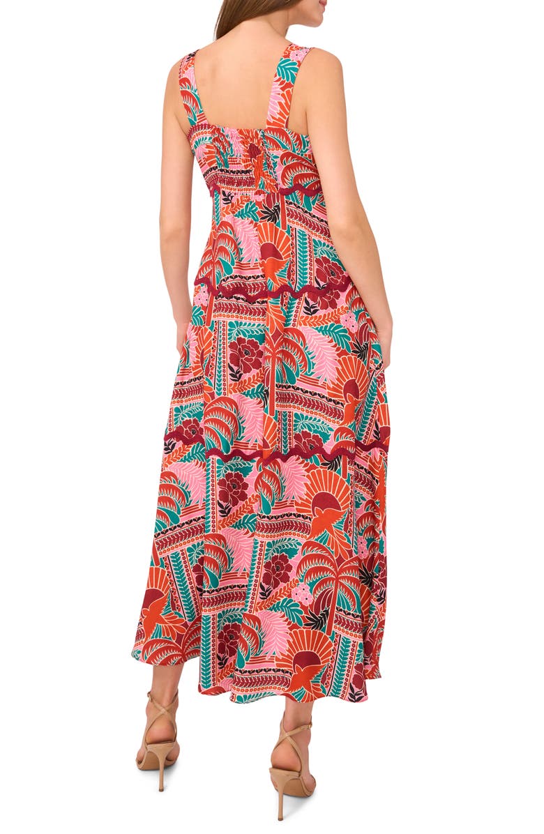Vince Camuto Tiered Maxi Sundress, Alternate, color, Multi