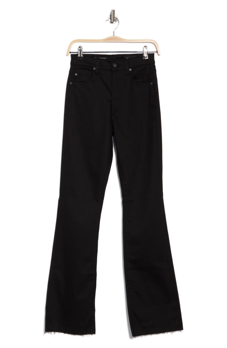 AG Alexxis High Waist Raw Hem Bootcut Jeans, Alternate, color,