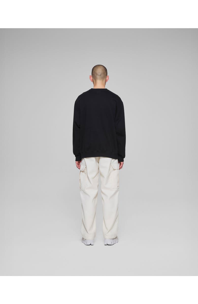 vowels Classic Crewneck, Alternate, color, Black