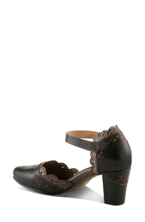 L'artiste By Spring Step Sayyes Ankle Strap Pump In Multi