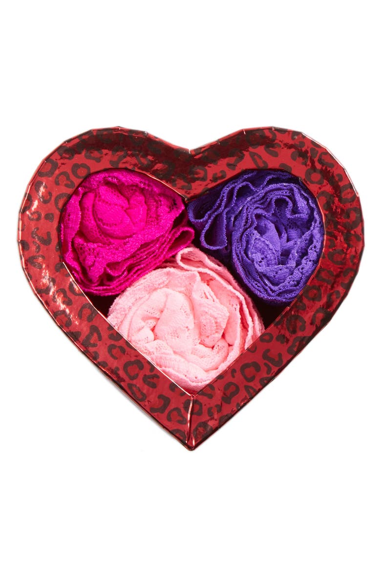 Hanky Panky 'Hugs N Kisses' Boxed Original Rise Thongs, Alternate, color, 