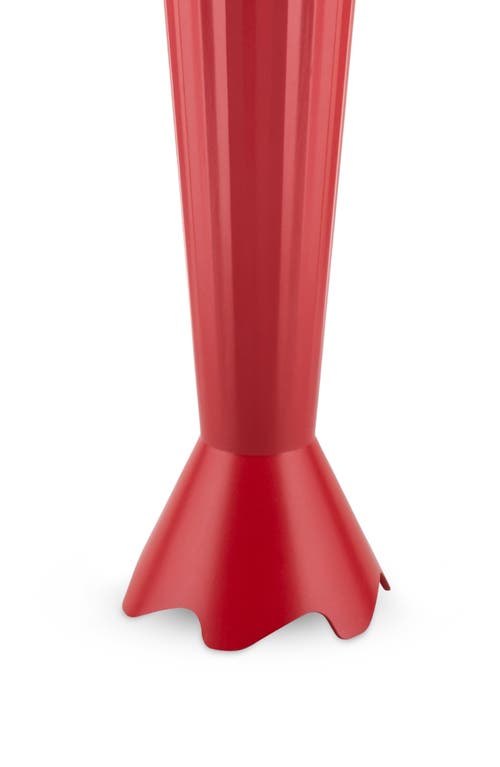 Alessi Plissé Hand Blender Set In Red
