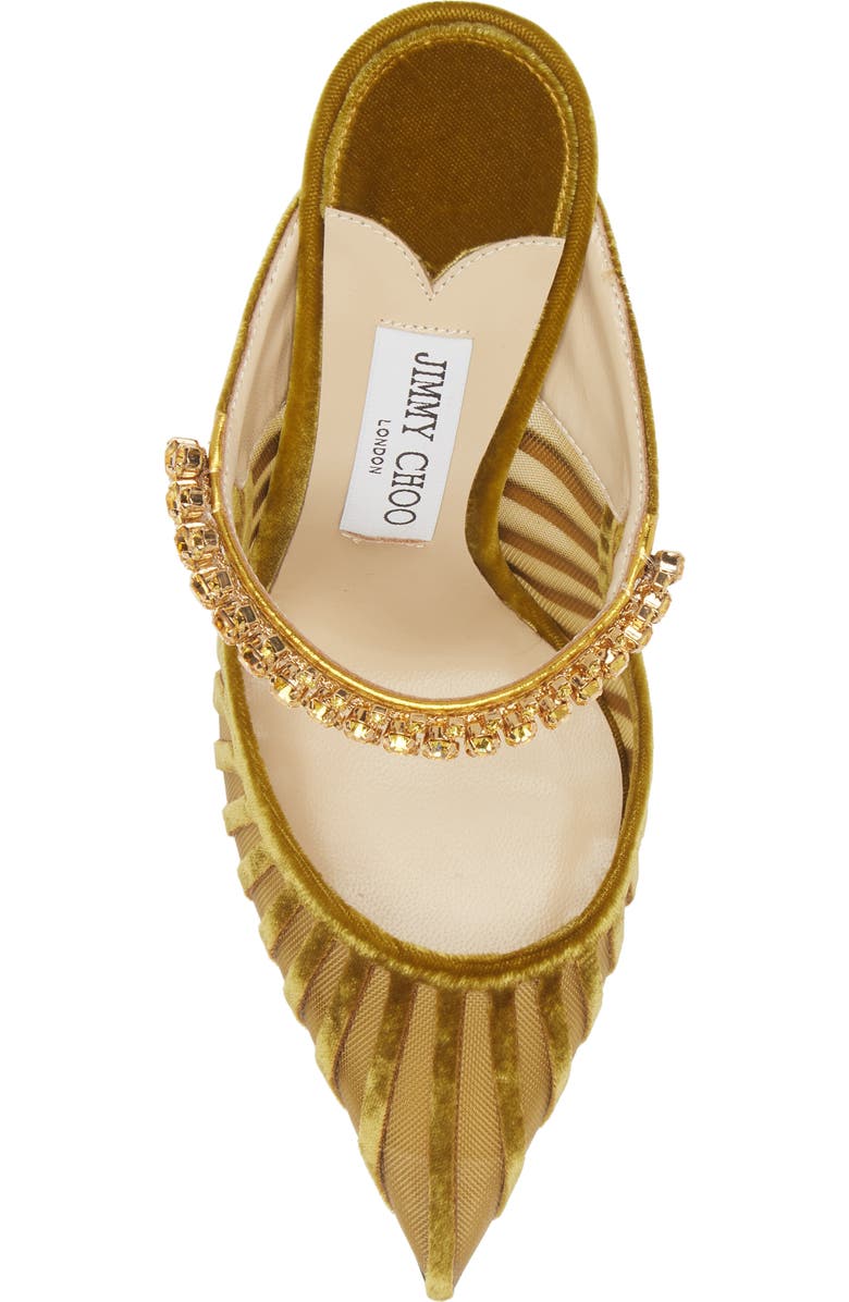 Jimmy Choo Bing Crystal Embellished Pointed Toe Mule Pump, Alternate, color,