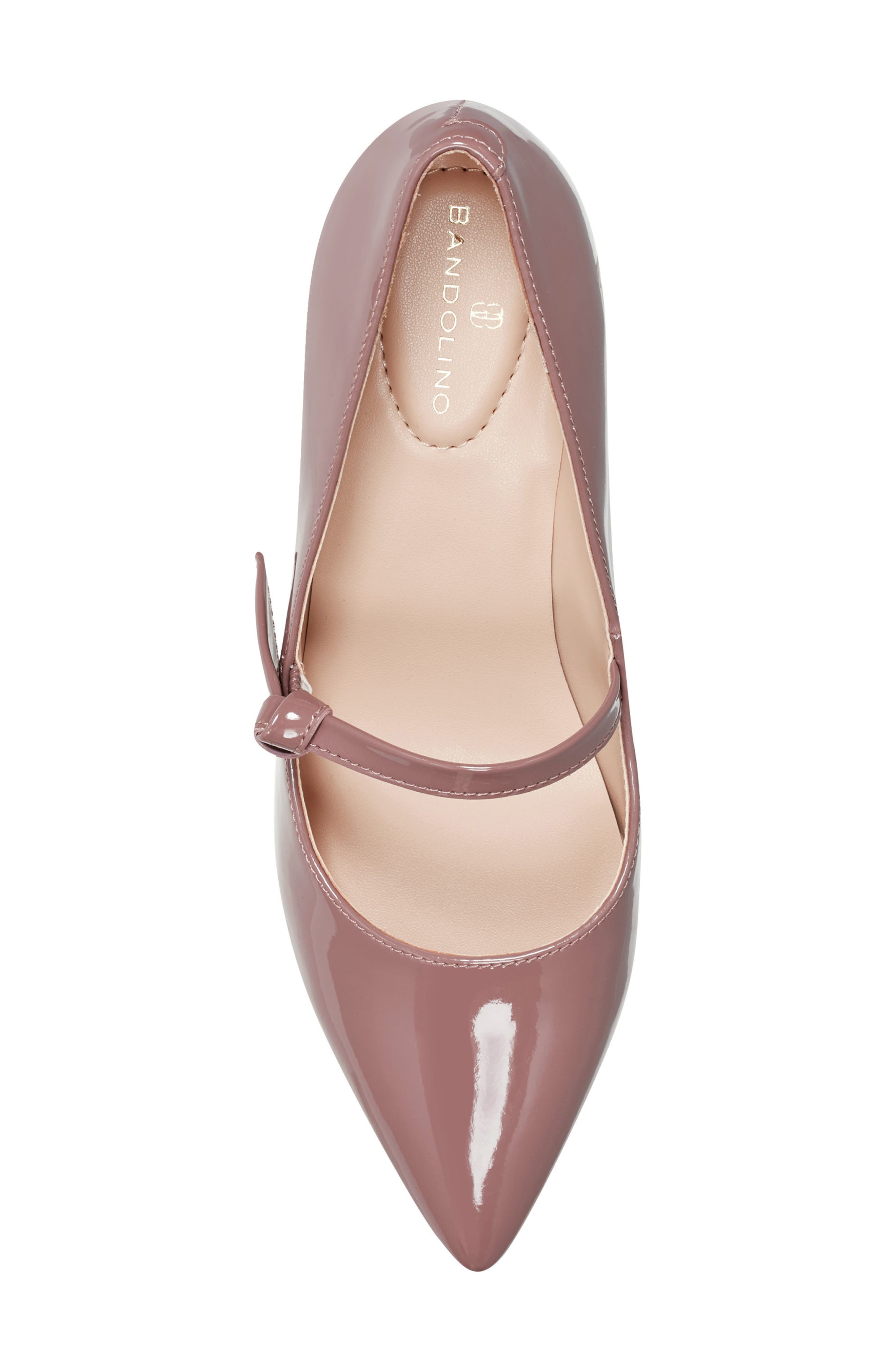 Bandolino Medley Mary Jane Pointed Toe Kitten Heel Pump, Alternate, color, Medium Pink