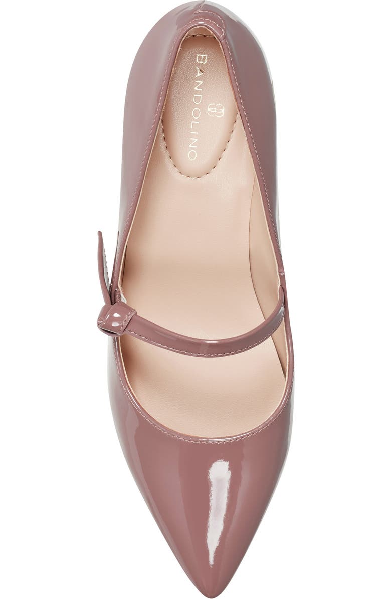 Bandolino Medley Mary Jane Pointed Toe Kitten Heel Pump, Alternate, color, Medium Pink