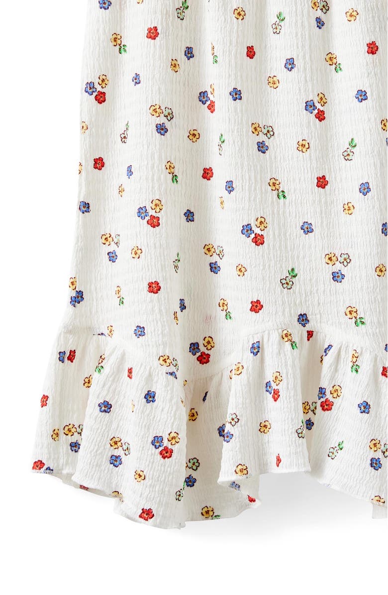 Cotton On Kids Kid's Hazel Scalloped Sleeveless Dress, Alternate, color, Vanilla Sweet Floral