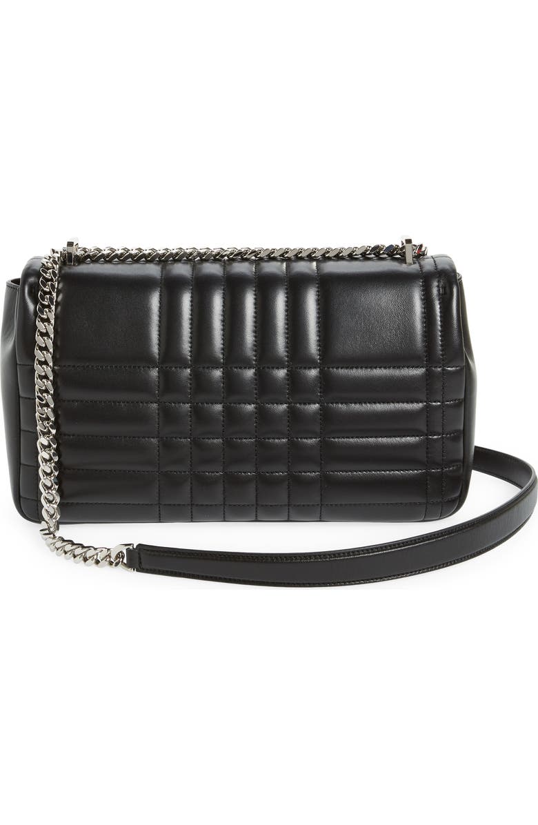Burberry Medium Lola TB Quilted Lambskin Leather Shoulder Bag, Alternate, color,