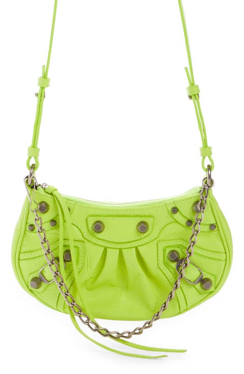 Mini Le Cagole Leather Crossbody