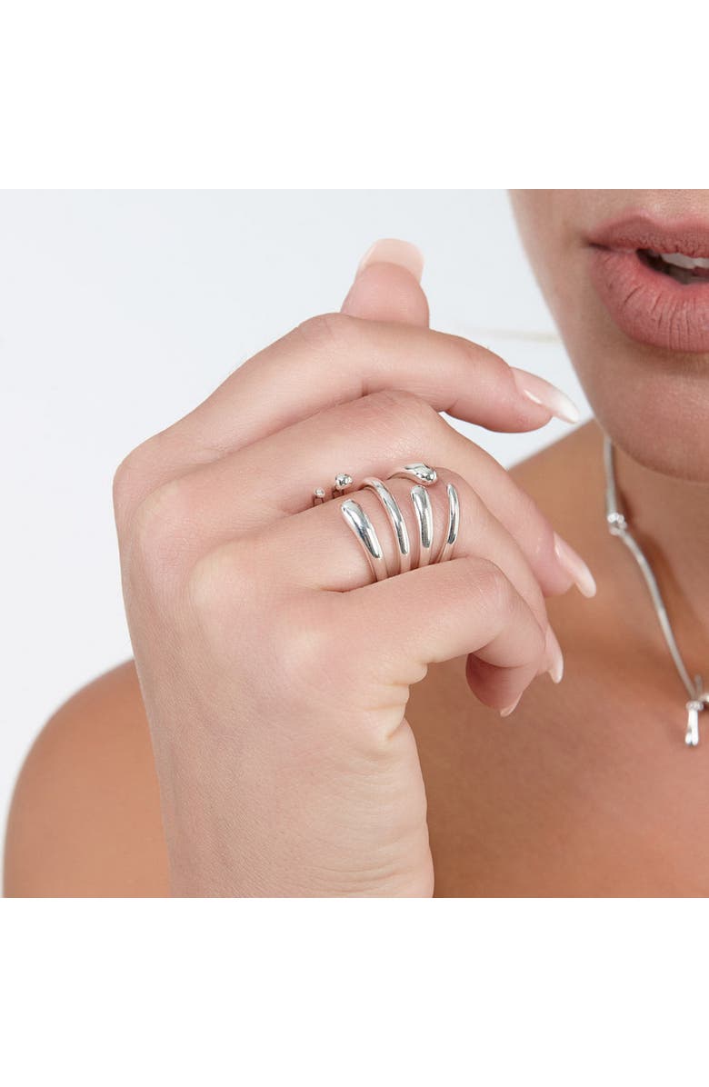 Lucy Quartermaine Multi Drop Ring, Alternate, color, Sterling Silver