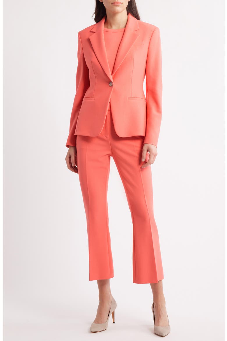 Jia One-Button Blazer, Alternate, color, DK PNK