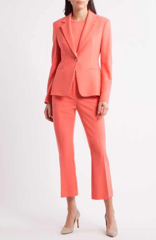 Hugo Boss Boss Jia One-button Blazer In Calypso