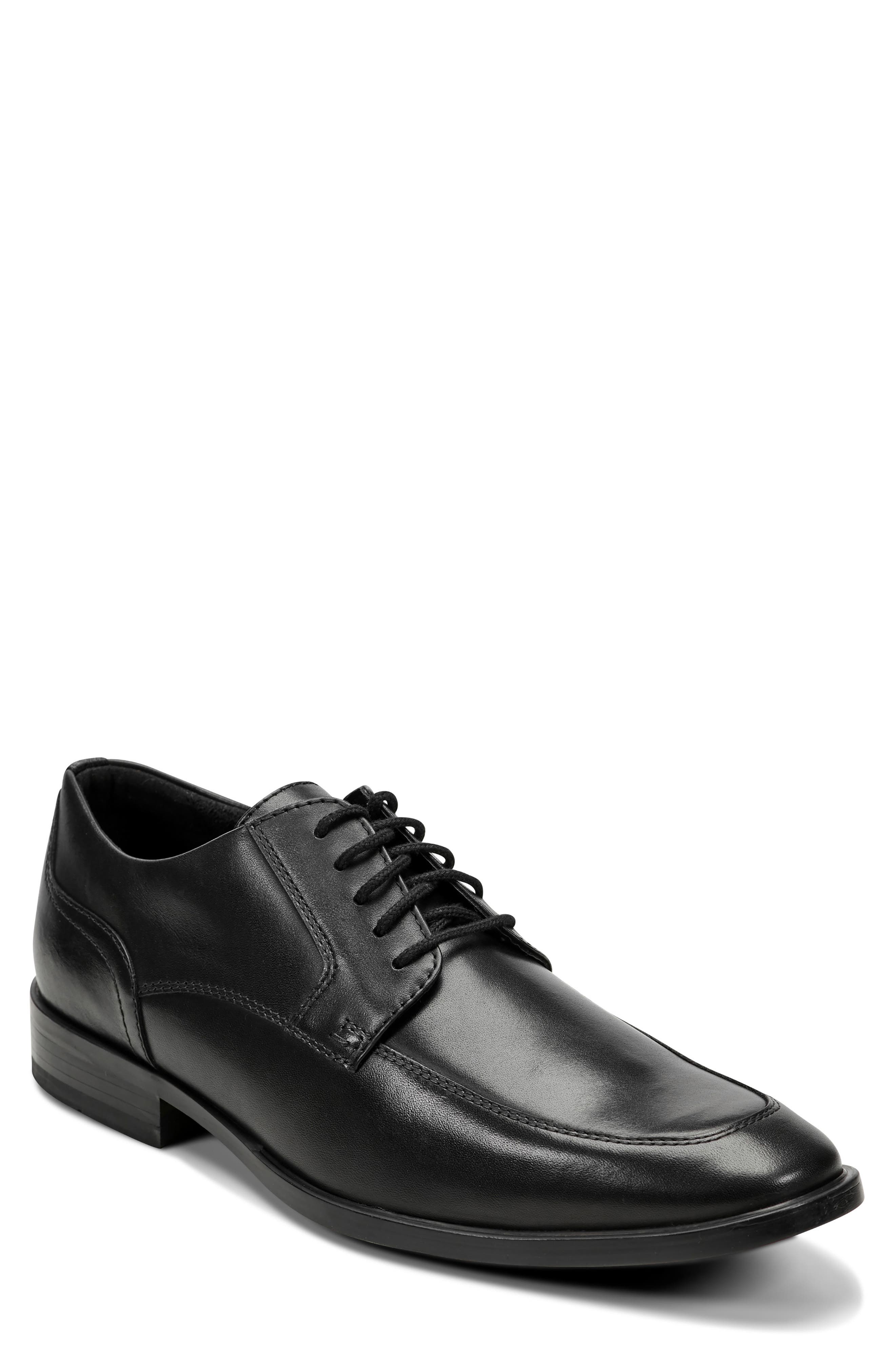 Rockport Darron Apron Toe Derby, Main, color, Black