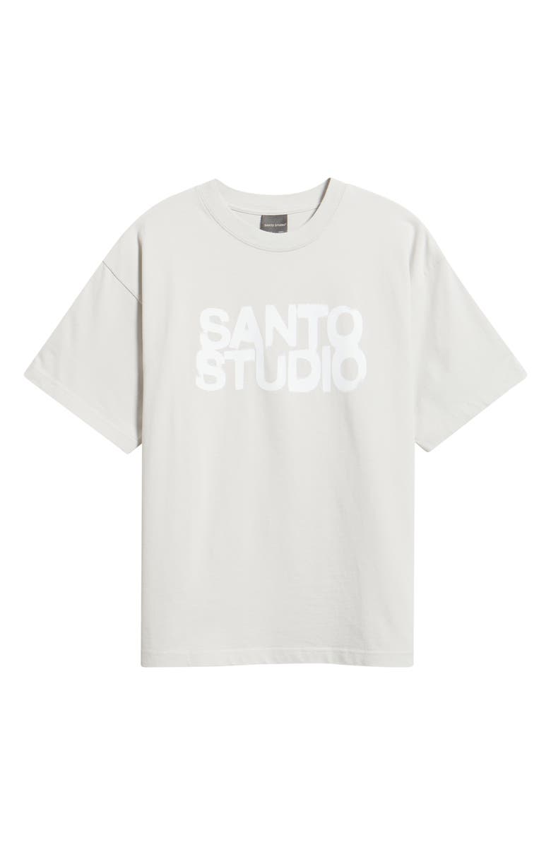 SANTO STUDIO Fullprint Drappo Graphic T-Shirt, Alternate, color, Grey