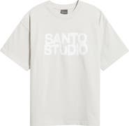 SANTO STUDIO Fullprint Drappo Graphic T-Shirt
