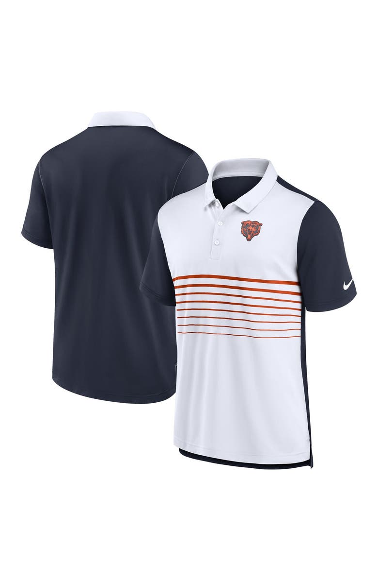 Nike Men's Nike Navy/White Chicago Bears Fashion Performance Polo, Main, color, Navy