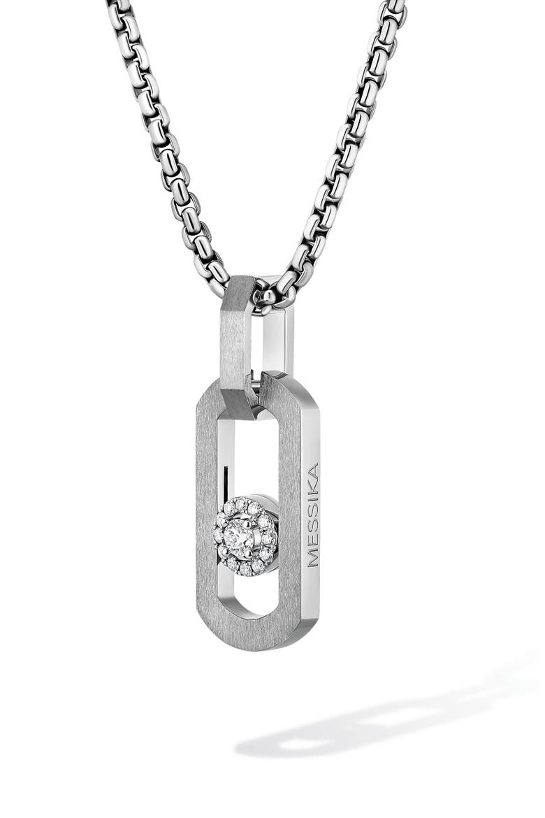So Move Titanium Necklace, Alternate, color, TITANIUM