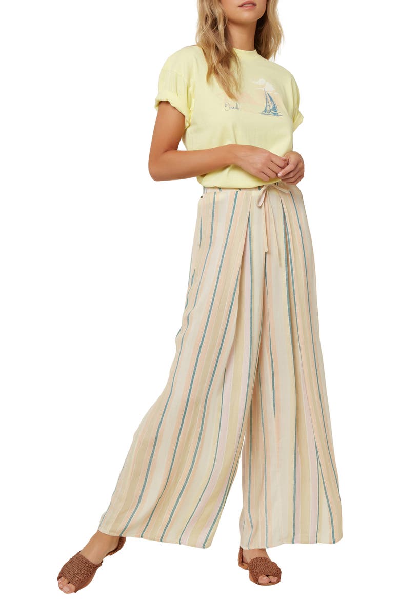 Anthia Tie Waist Pants, Alternate, color, MULTI COLORED