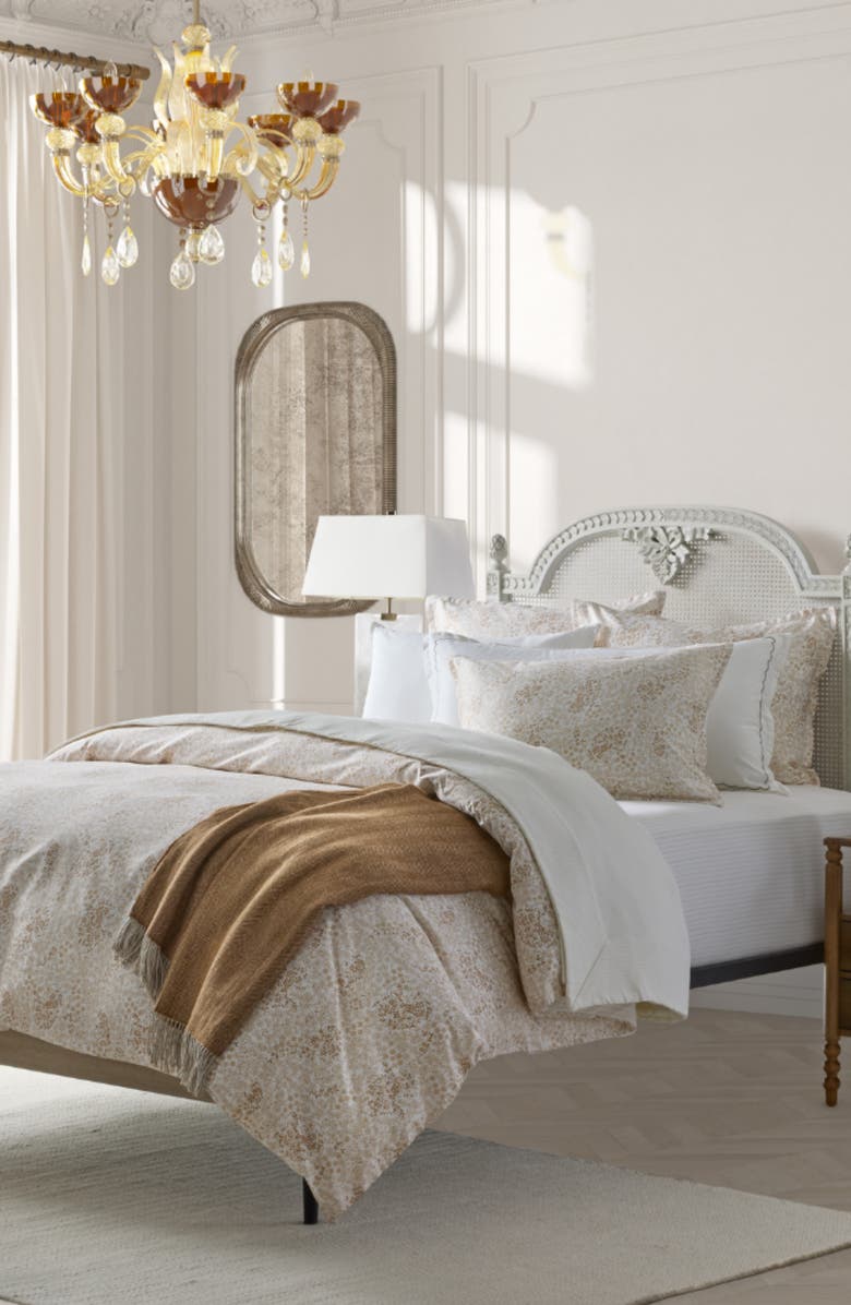 Domani Home Golden Meadow Duvet Cover, Sheet & Shams Set, Alternate, color, Gold