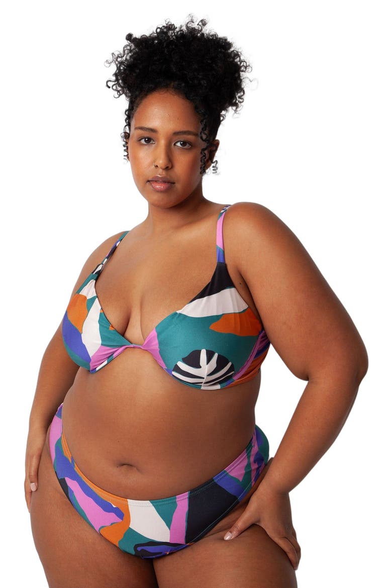 Vista Bikini Swim Bottoms, Alternate, color, Lush
