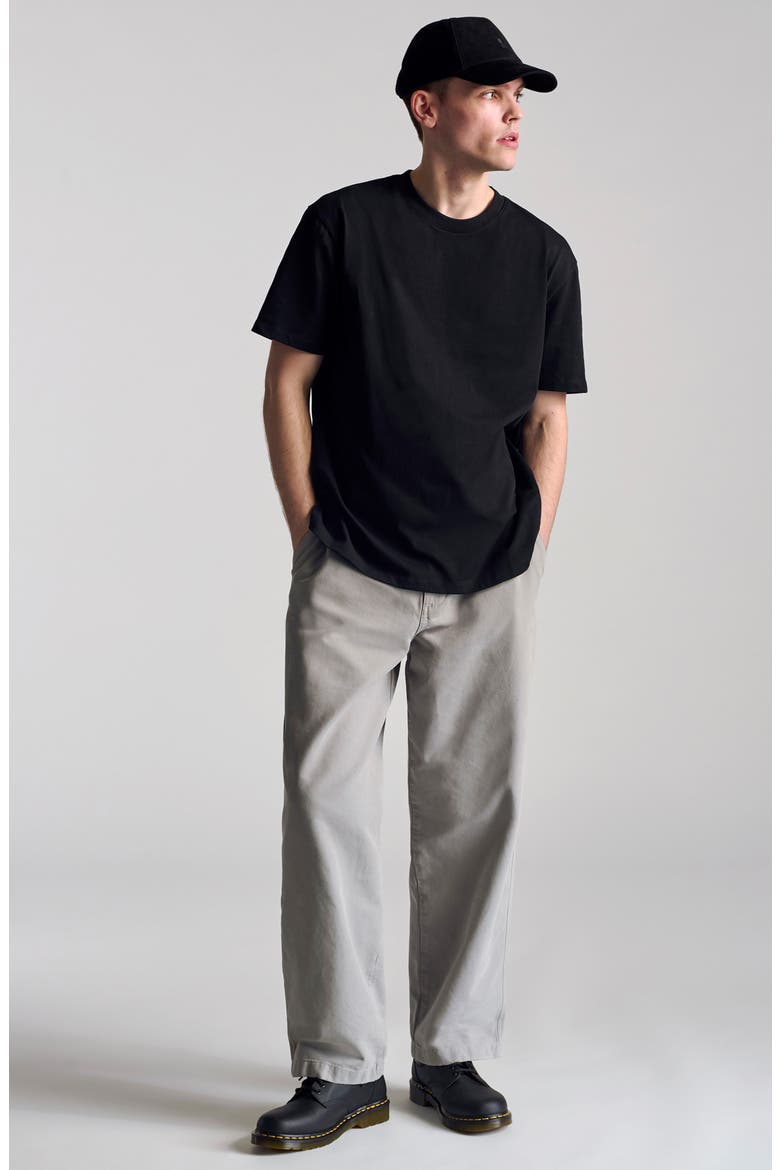 Basic Cotton T-Shirt, Alternate, color, BLACK