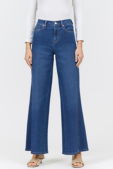 Celeste High Waist Wide Leg Jeans