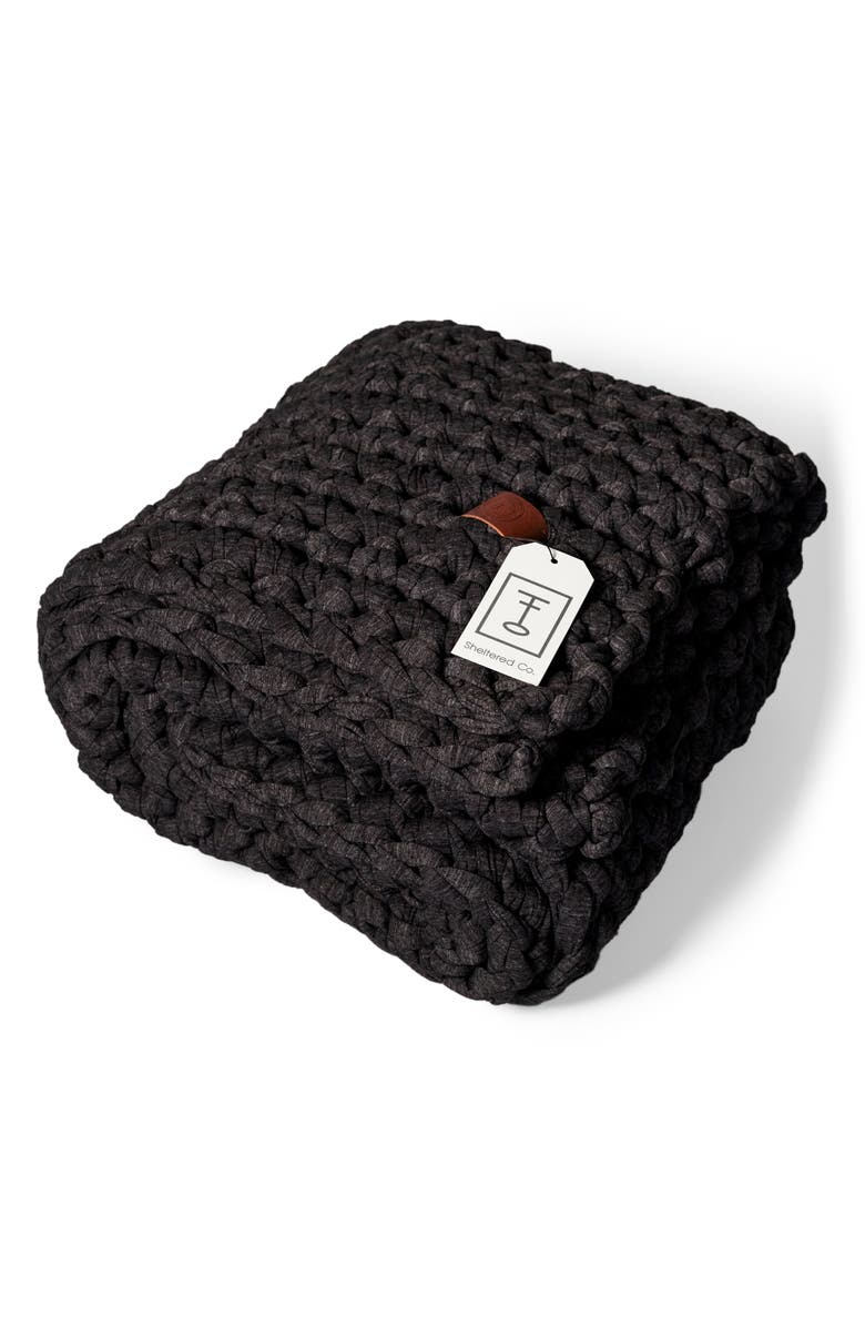 Sheltered Co. Weighted Blanket, Main, color,