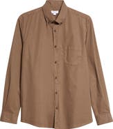 Sunspel Soft Stretch Poplin Button-Down Shirt