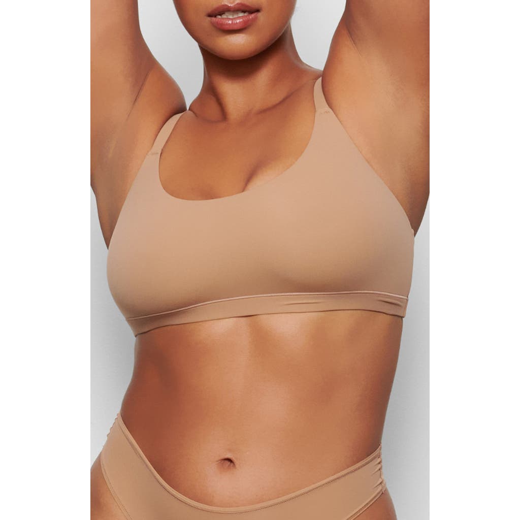 Skims Fits Everybody Scoop Bralette In Sienna