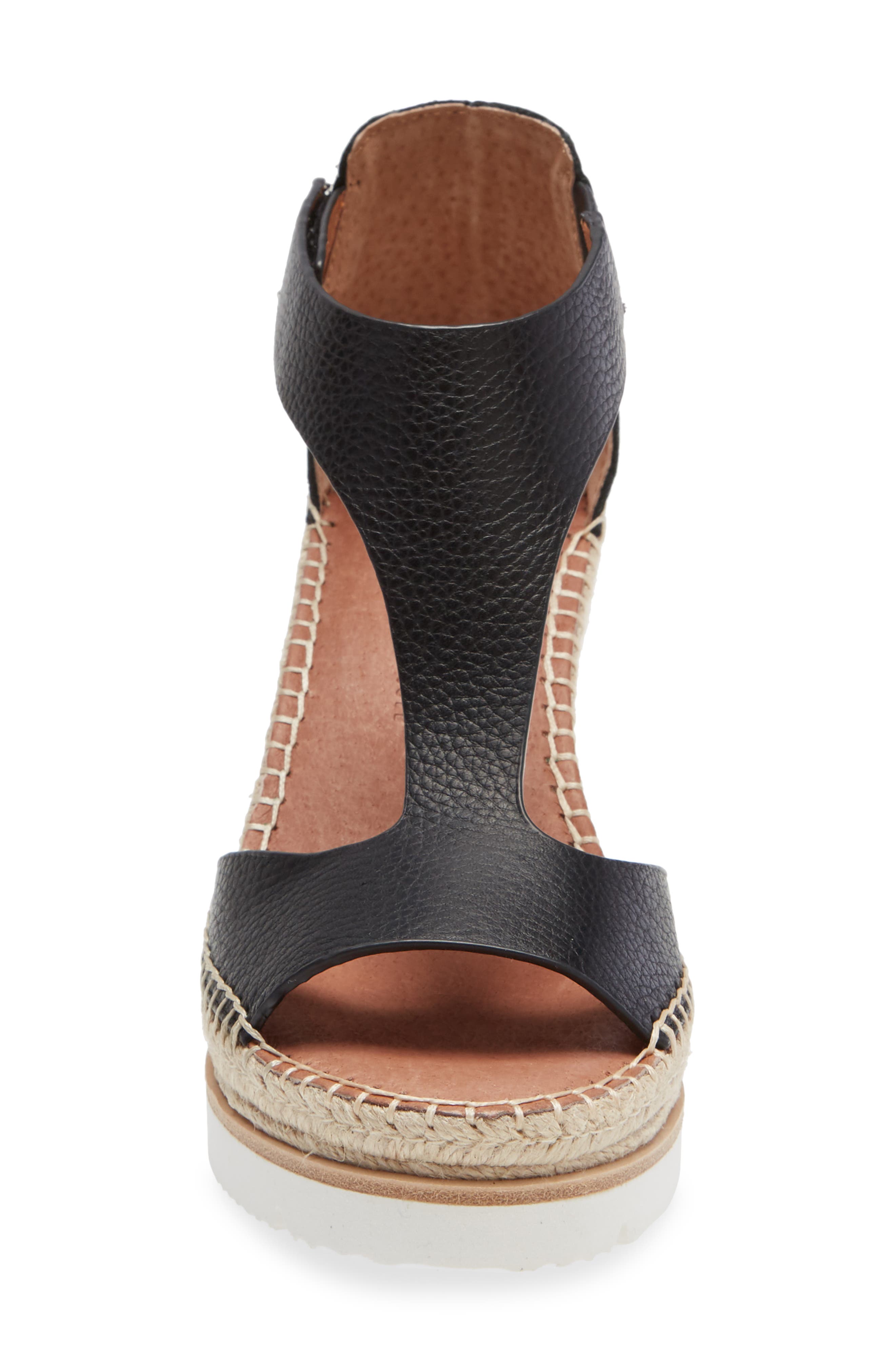 Gentle Souls Signature Elyssa T-Strap Wedge Sandal, Alternate, color, 