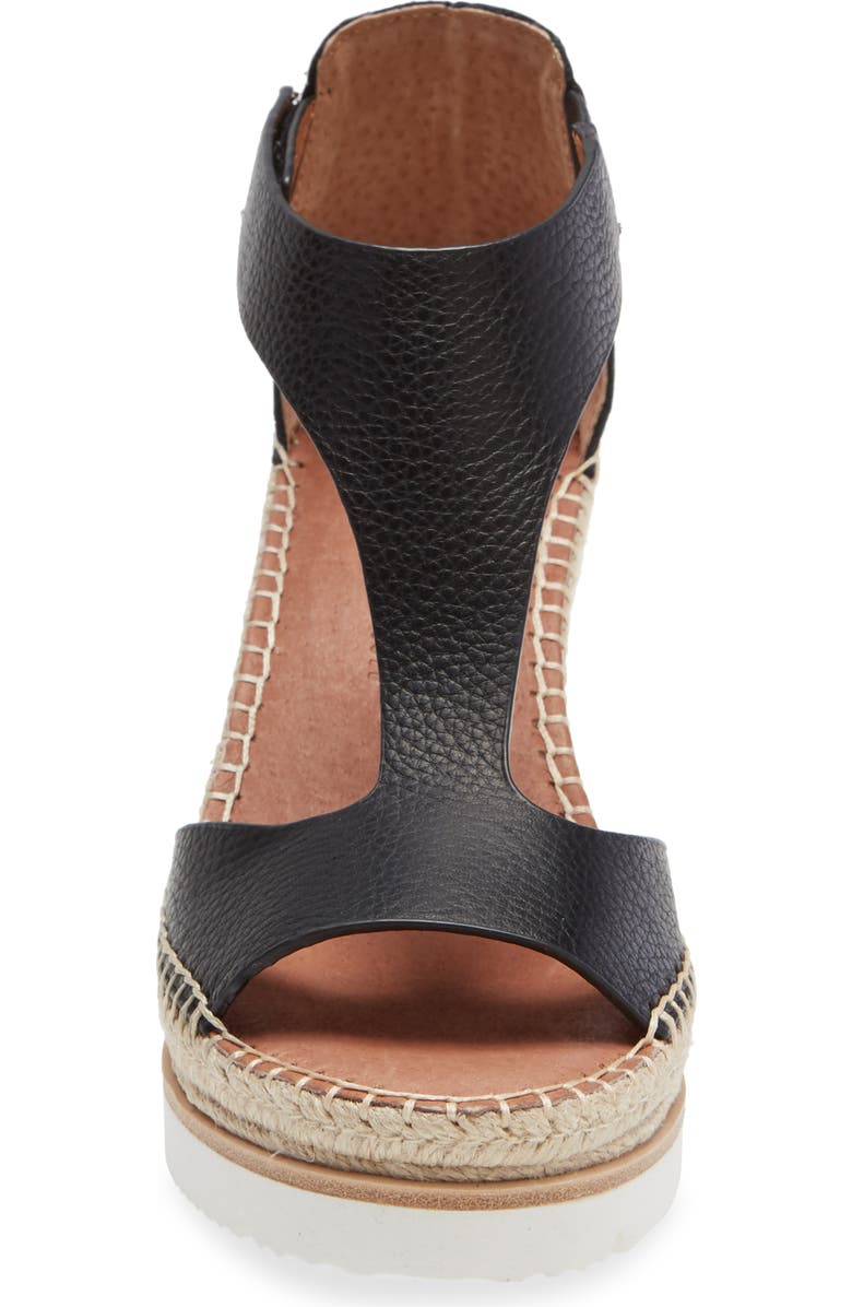 Gentle Souls Signature Elyssa T-Strap Wedge Sandal, Alternate, color,