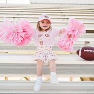 Sweet Wink Football Bow Patch Baseball Hat (Little Kid)