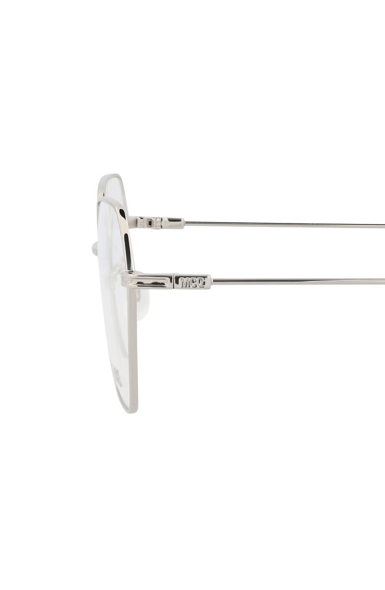 McQueen 56mm Cat Eye Optical Glasses, Alternate, color,