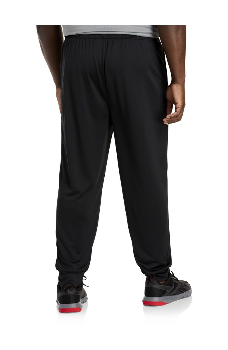 Reebok Big & Tall Performance Jersey Tech Joggers, Alternate, color, Black