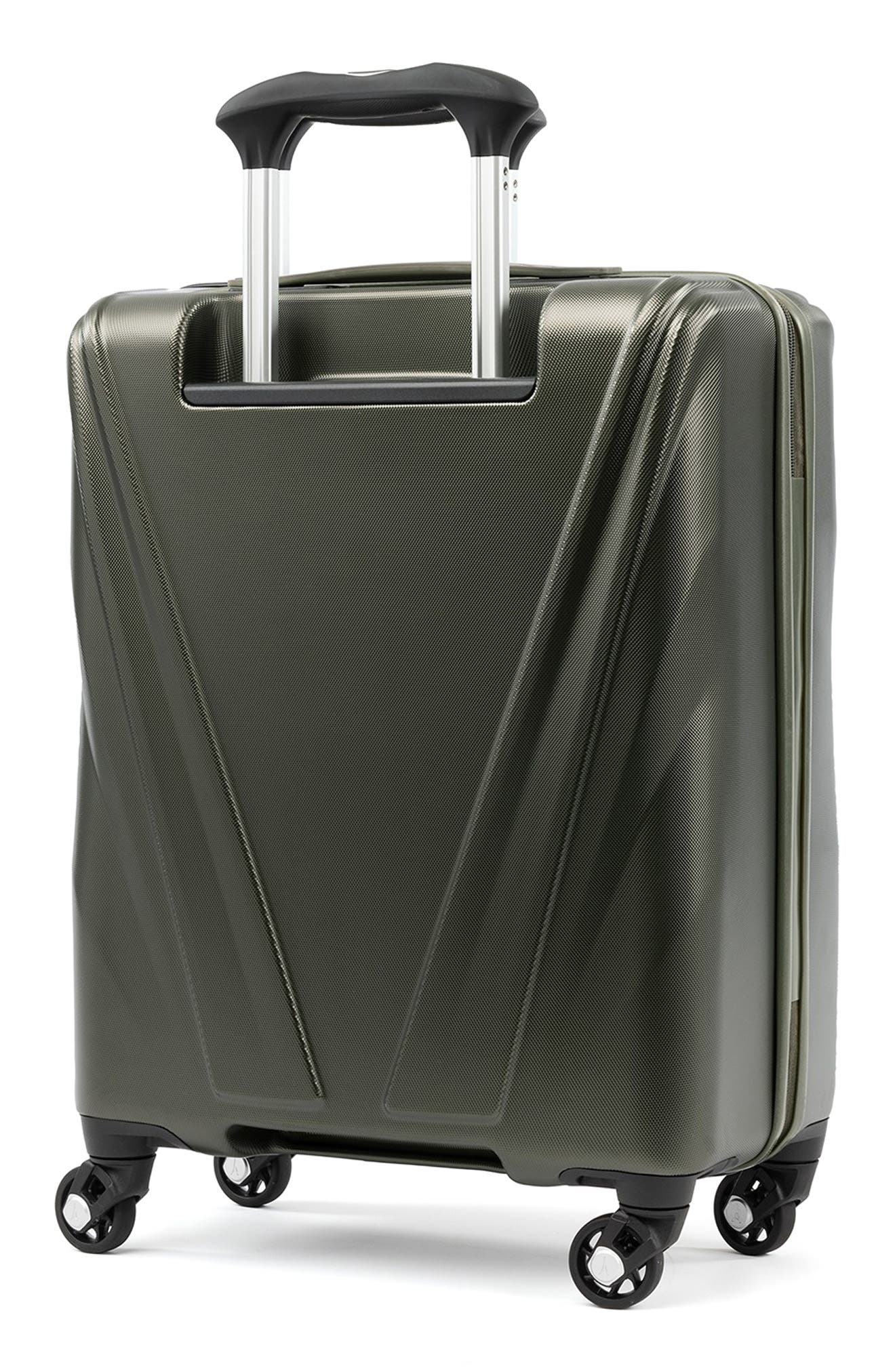 TRAVELPRO Max Lite 5 20-Inch International Carry-On Hardside Spinner Luggage, Alternate, color, Slate Green