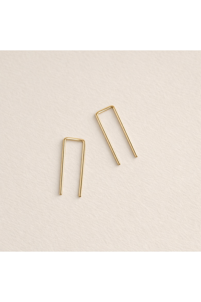 Tiny Staple Threader Earrings, Alternate, color, 14k Gold Fill