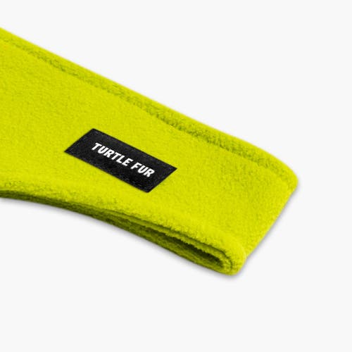 Turtle Fur Bang Band Fleece Headband In Green