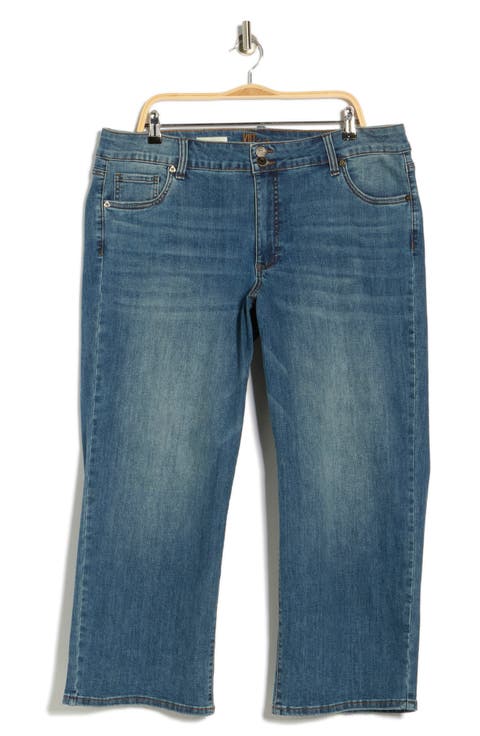 Lucy High Waist Crop Wide Leg Jeans (Gaura) (Plus)