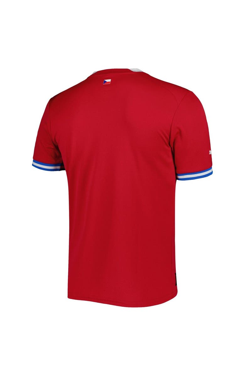 PUMA Men's Puma Red Czech Republic National Team 2022/23 Home Replica Jersey, Alternate, color,