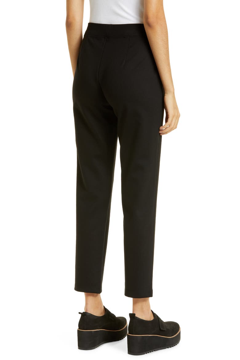 Slim Ankle Pants, Alternate, color, BLACK