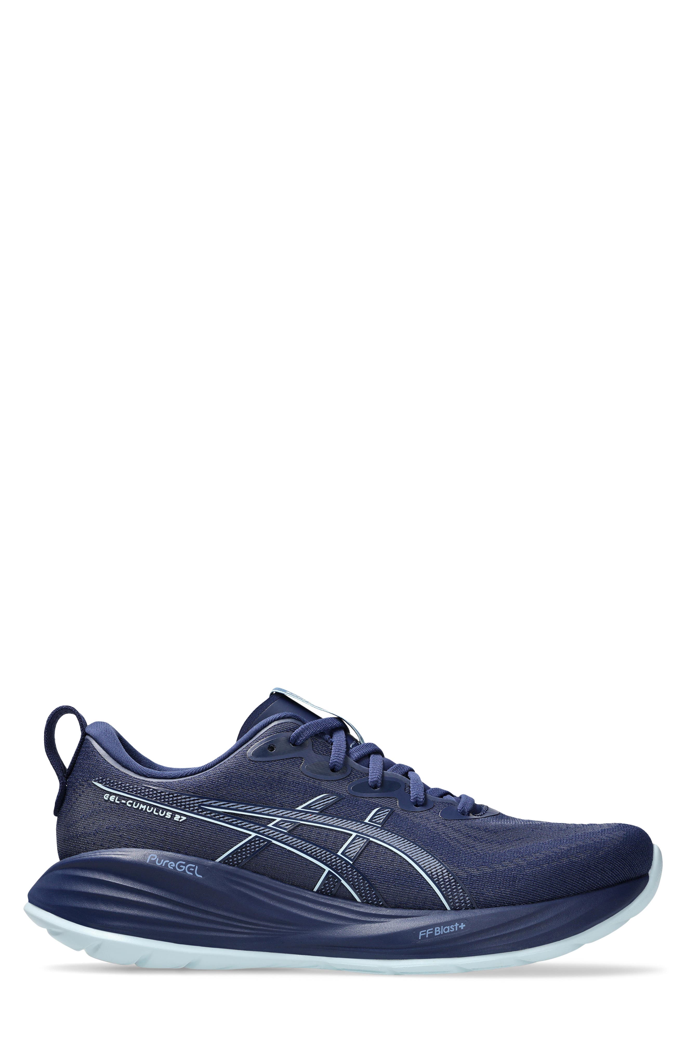 GEL-CUMULUS® 27 Running Shoe, Alternate, color, INDIGO BLUE/COOL GREY