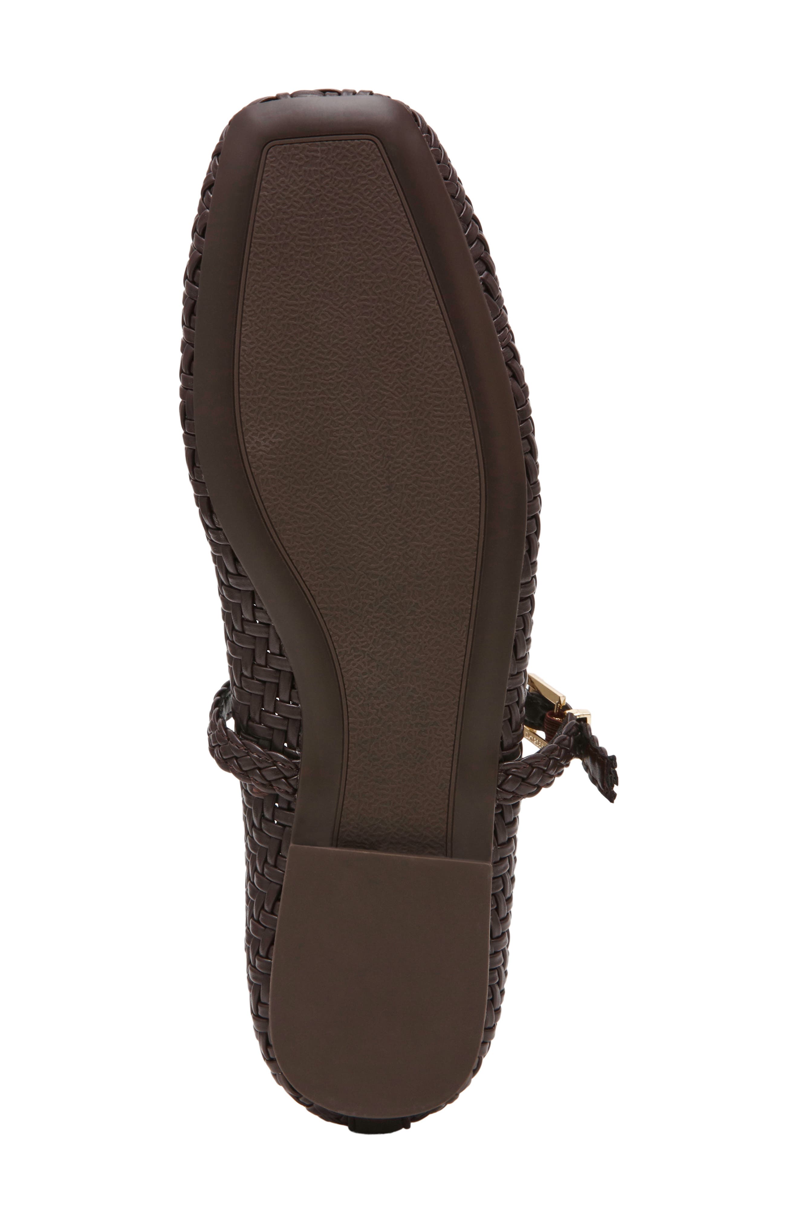 Fabesian Mary Jane Flat, Alternate, color, BROWN