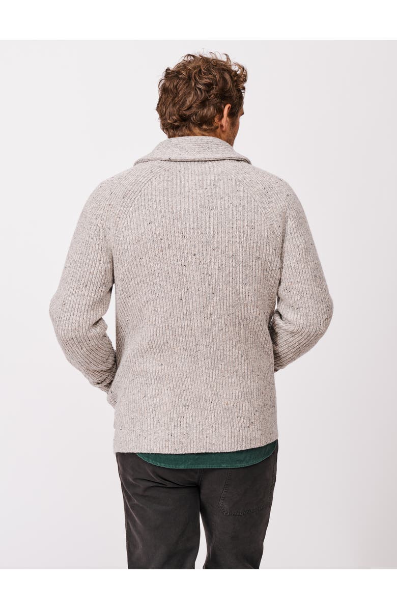 Aubin Studham Shawl Collar Cardigan, Alternate, color, Light Grey