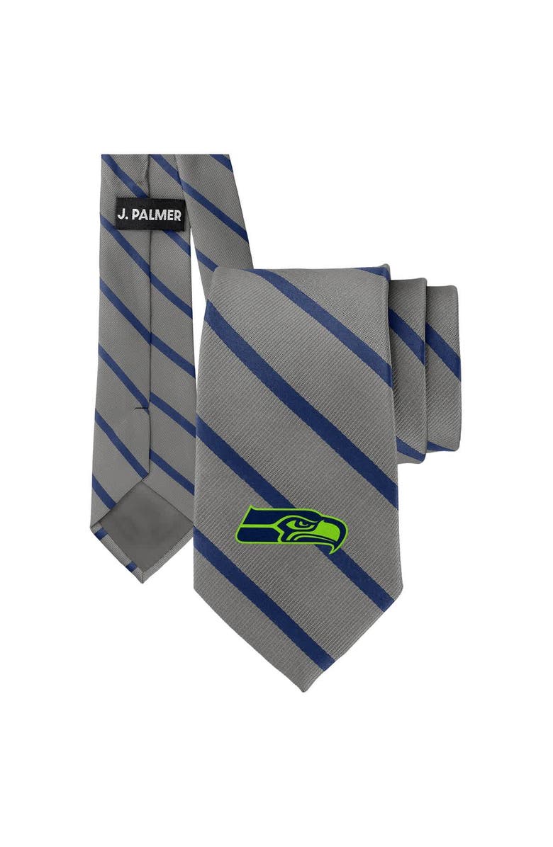 J. Palmer Men's J. Palmer Seattle Seahawks Game Day Tie, Main, color, Gray