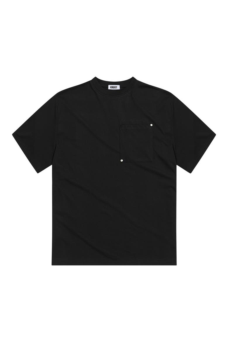 Rivet Pocket T-Shirt, Alternate, color, BLACK