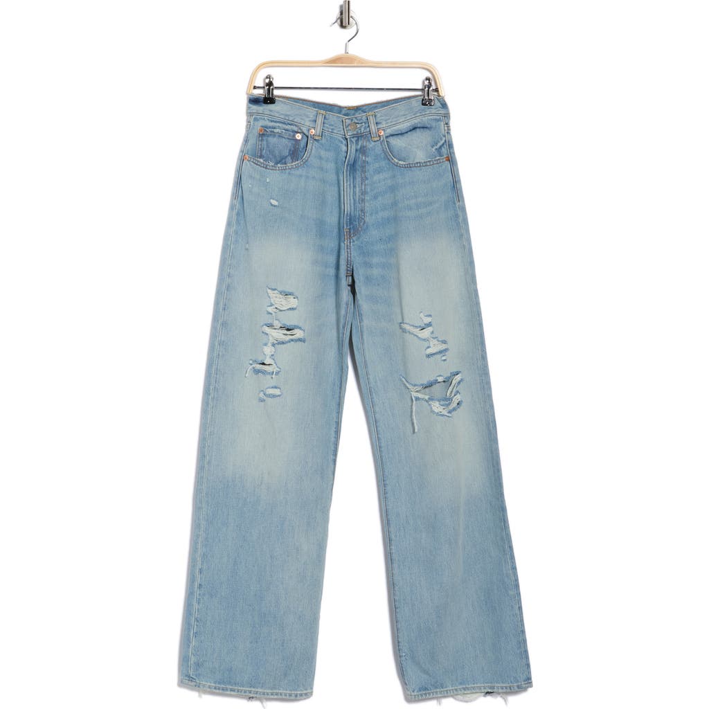 Denimist Teri High Waist Wide Leg Jeans In Blue