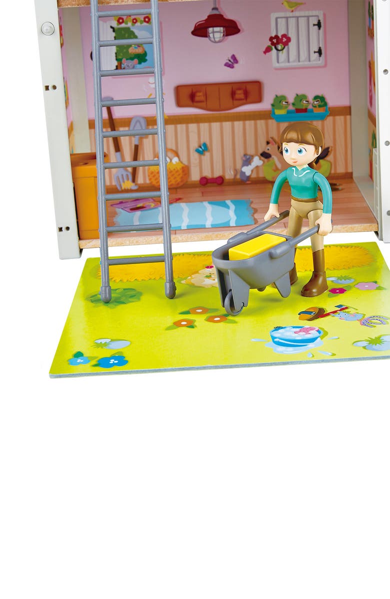 Hape Pony Club Ranch 25-Piece Playset, Alternate, color,