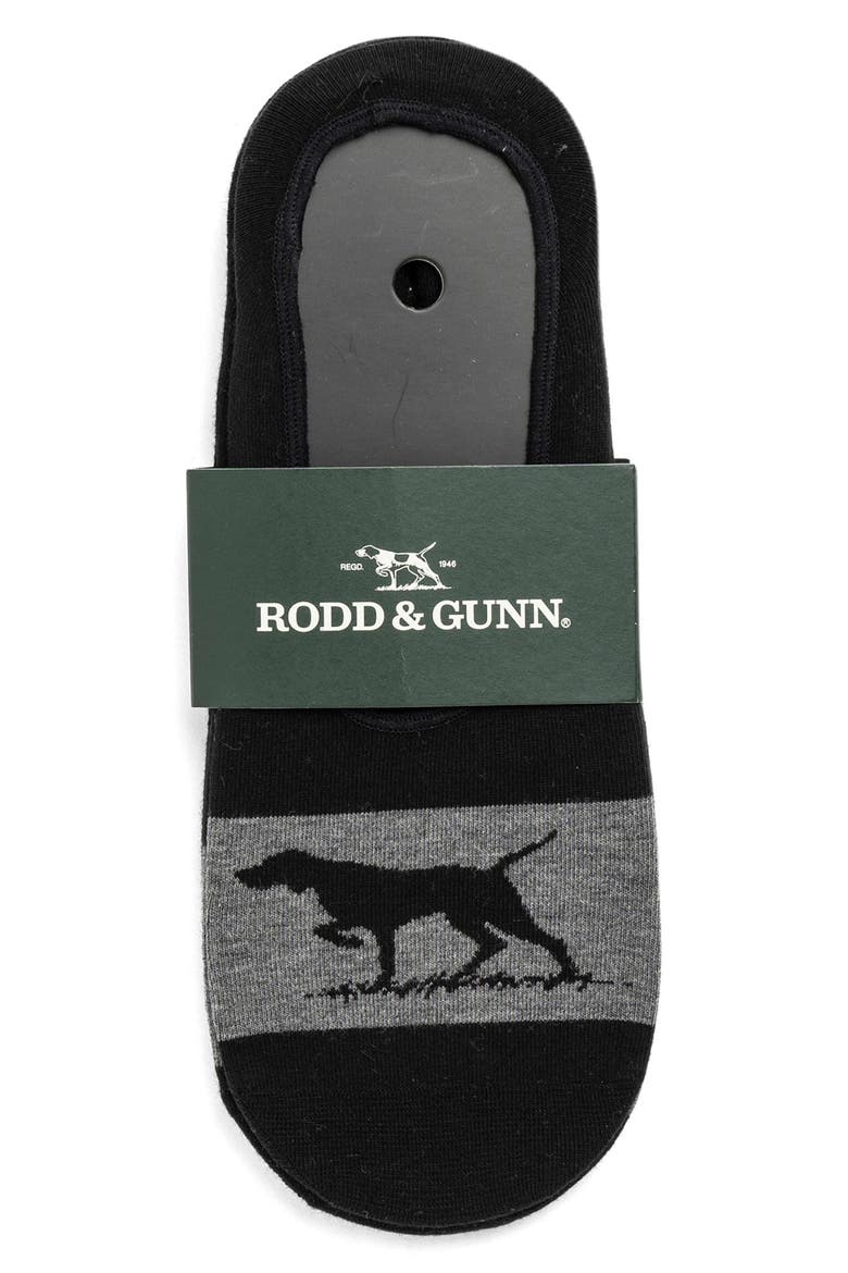 Gunner Lo-Show Socks, Alternate, color, NERO/ GREY